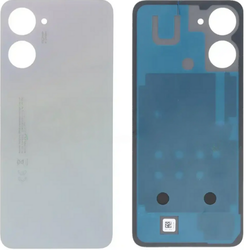 Realme 10 Uyumlu Arka Pil Kapağı Gri