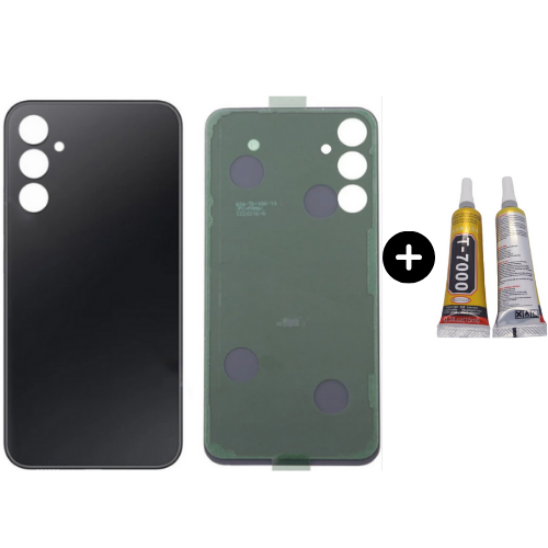 Samsung A34 Uyumlu Arka Pil Kapağı Siyah + B7000