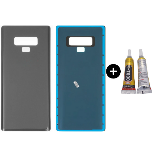 Samsung Galaxy Note 9 SM-N960 Uyumlu Arka Pil Kapağı Siyah + B7000