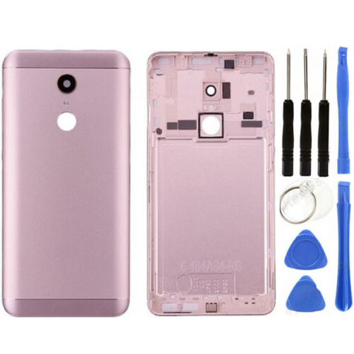 Redmi 5 Uyumlu Full Kasa Arka Pil Kapağı Pembe + Tamir Seti