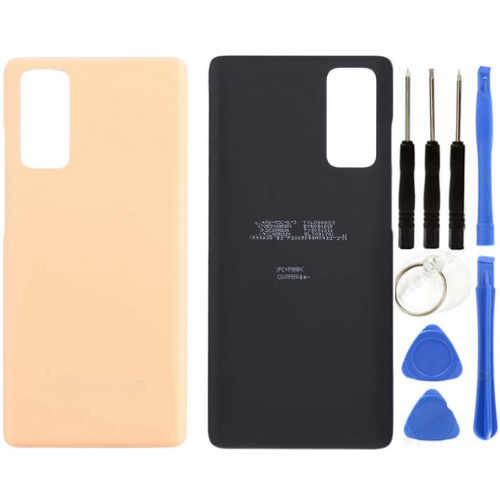 Samsung S20 FE SM-G780F Uyumlu Arka Pil Kapağı Gold + Tamir Seti