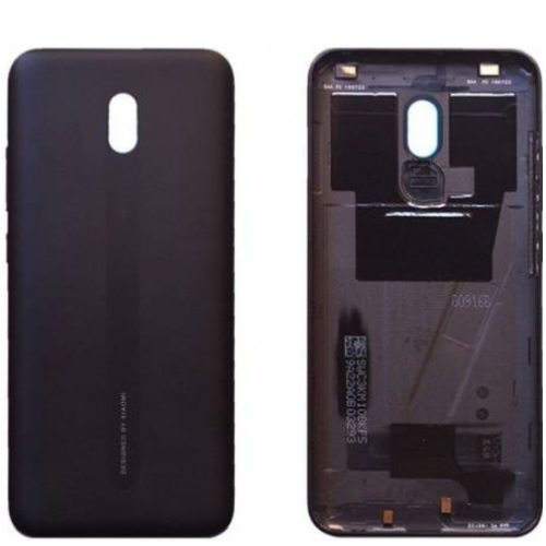 Redmi 8A Uyumlu Full Kasa Arka Pil Kapağı Siyah