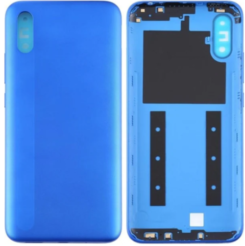 Redmi 9A Uyumlu Full Kasa Arka Pil Kapağı Mavi