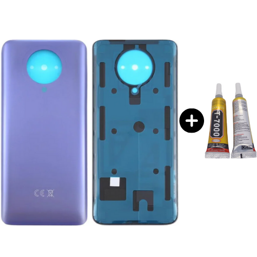 Redmi K30 Pro Uyumlu Arka Pil Kapağı Mor + B7000