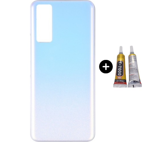 Vivo Y53S Uyumlu Arka Pil Kapağı Mavi + B7000