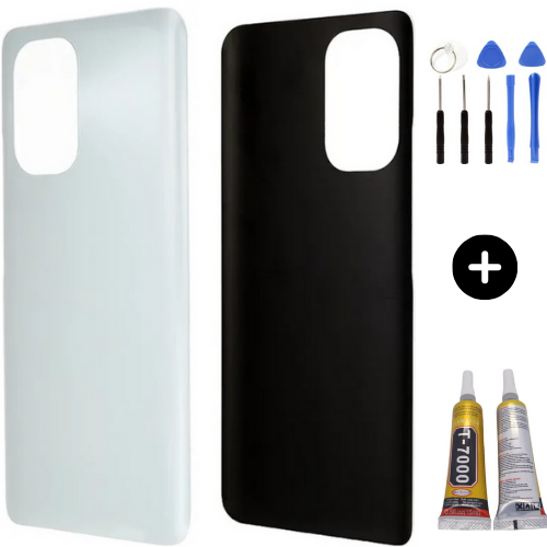Redmi K40 Pro Uyumlu Arka Pil Kapağı Beyaz + Montaj Seti