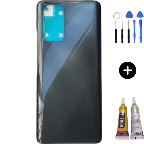 Redmi Note 10 Pro Uyumlu Arka Pil Kapağı Siyah + Montaj Seti