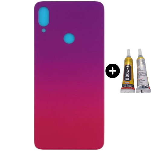 Redmi Note 7 Uyumlu  Arka Pil Kapağı Kırmızı + B7000