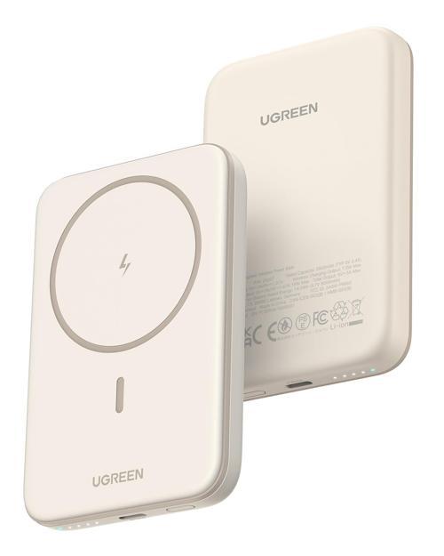 5.000 mAh MagSafe 15W Wireless Powerbank Bej, 25207