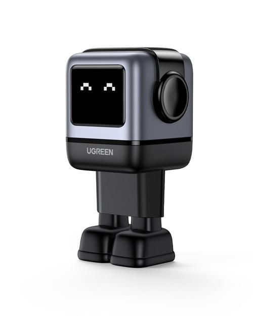 Nexode Uno 65W Robot GaN Hızlı Şarj Cihazı 2xUSB-C, 1xUSB-A, Gri, 25685B