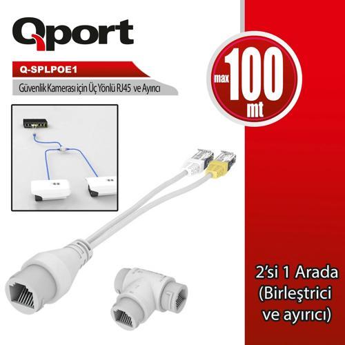 Q-splpoe1 Poe Splıtter 2ın1 Ag Konnektoru +