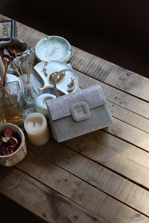 Silver Toka Detaylı Tutma Saplı Zincirli El Omuz Çantası