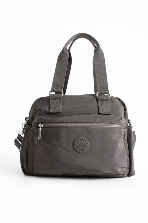 Kadın Paraşüt Kumaş 4 Bölmeli Çapraz Askılı El Ve Omuz Çantası