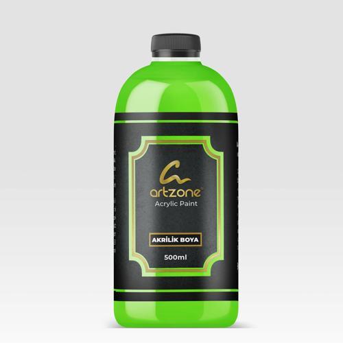Akrilik Boya 500cc - Floresan Yeşil