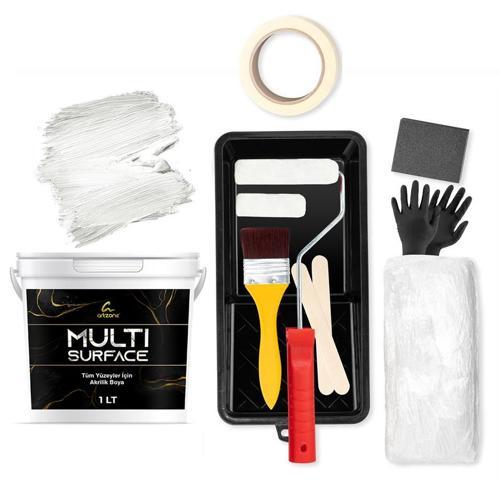 Multi Surface - Mobilya Boyama Kiti - 1 Litre - Kırık Beyaz