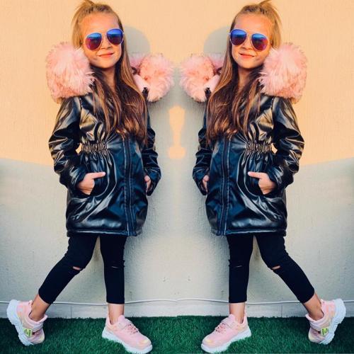 KIZ ÇOCUK İTHAL KÜRKLÜ WELSOFT DERİ KABAN