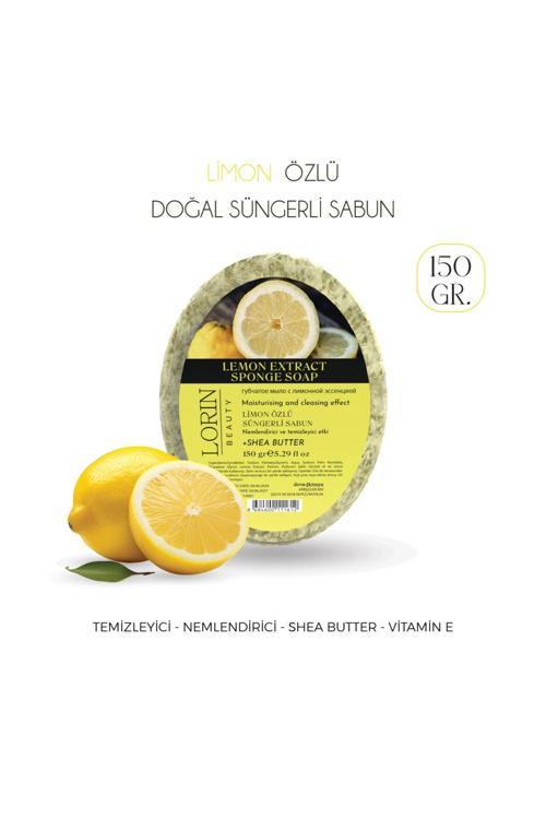 Limon Özlü Doğal Süngerli Sabun