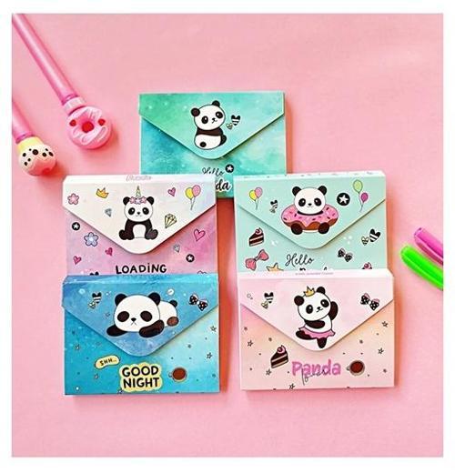 Vuki Cırtlı Mektup Model Not Defteri Panda