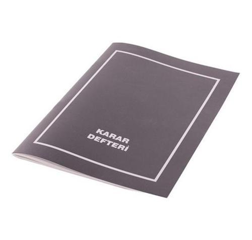 Karar Defteri 40 Yaprak 21X30 Plastik Kapak - 2 adet