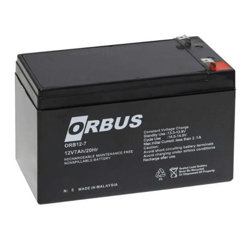 ORB12-7 12 Volt 7 Amper Kuru Tip Akü (150x65x90mm)