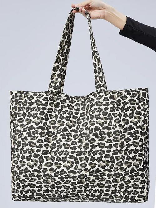 Leopar Desenli Bez Çanta - StandartStandart