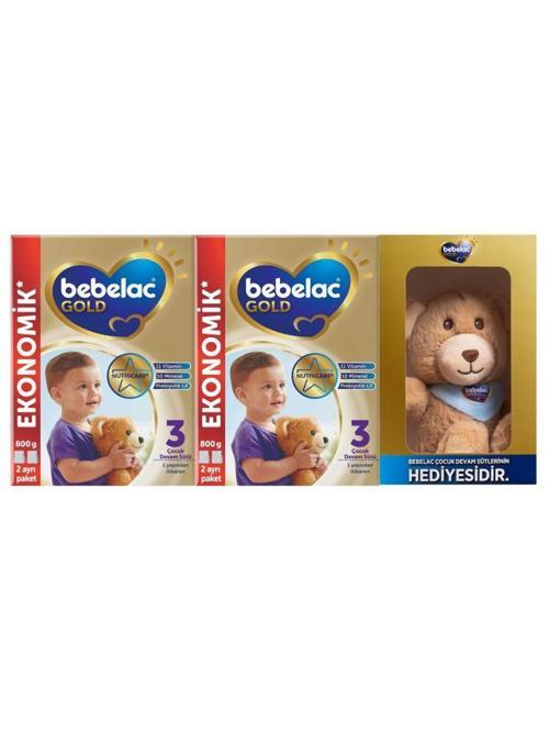 Gold 3 Çocuk Devam Sütü 800 Gr x 2 Adet Ayıcık Hediyeli - StandartStandart