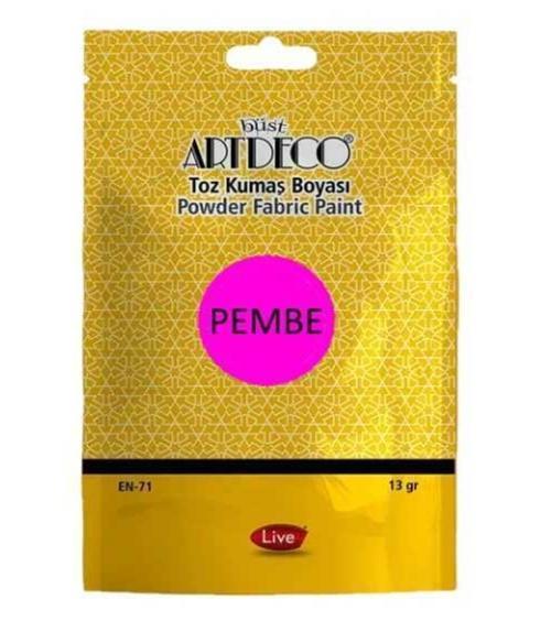 Toz Kumaş Boyası 13Gr Pembe - 2 adet