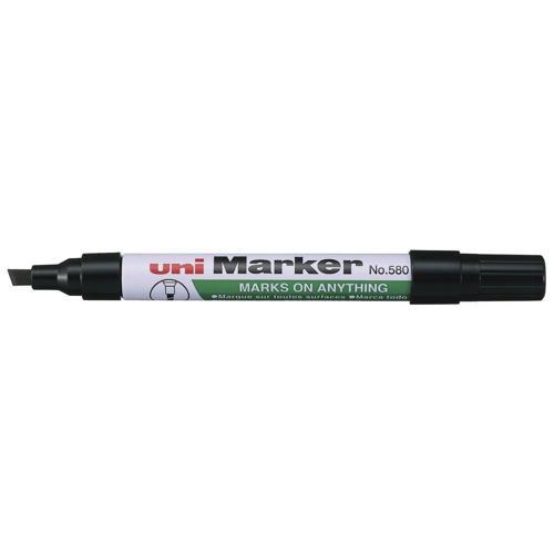Uni Marker Kesik Uçlu Kalem Siyah