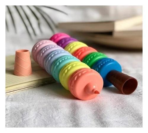 Highlighters Makaron Fosforlu Kalem 6Lı Canlı Renkler