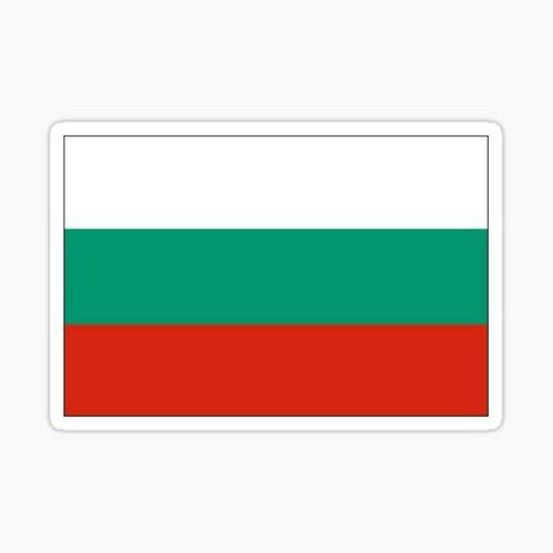 Bulgaria Bulgaristan Bayrak 19CM Araba Leptop Etiket