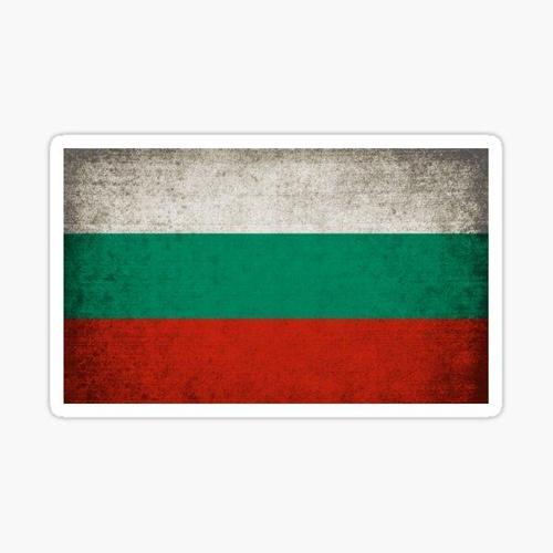Bulgaristan Bayrağı Çıkartması Araba Etiket Sticket 19CM