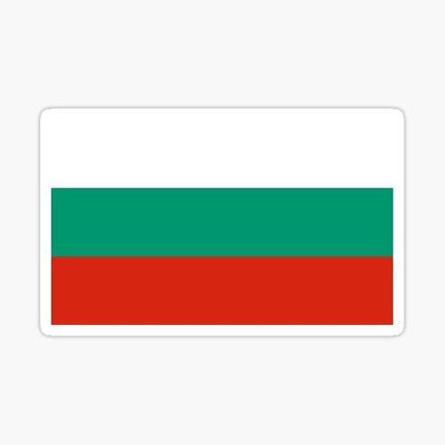 Bulgaristan Bulgar Bayrağı Araba Sticker Çıkartması 2 Adet 15CM