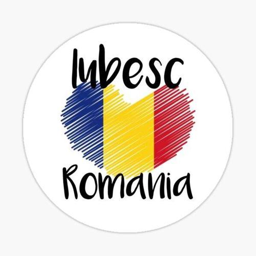 Etiket Iubesc Romanya Araba Sticker Etiket 18CM