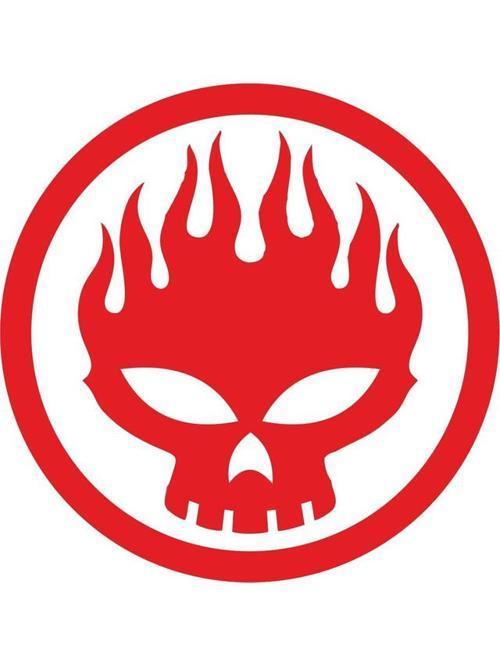 Kurukafa Kuru Kafa Sticker Kırmzı Renk 17 CM