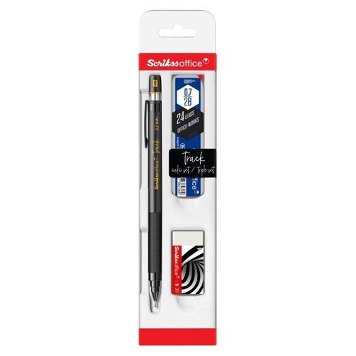 Scrikss Track 3'lü Set Mekanik Kurşun Kalem 0.7 mm Altın Sarı