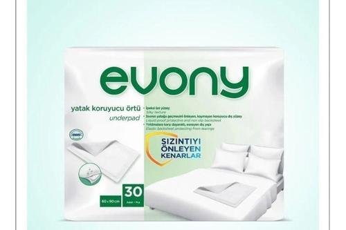 Yatak Koruyucu Örtü 60x90 cm 30 Lu