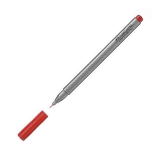 Renkli Kalem Grip Finepen 0,4 Kırmızı - 2 adet