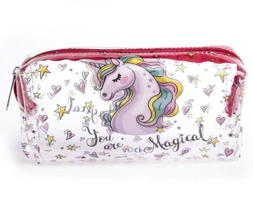 Şeffaf Kalem Kutu Unicorn