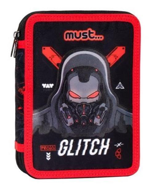 Diakakiç Çift Katlı Kalemlik İçi Dolu Glitch