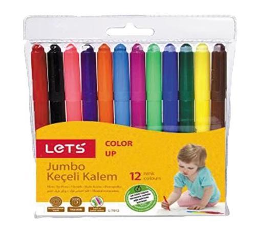 Jumbo Keçeli Kalem 12Li - 2 adet