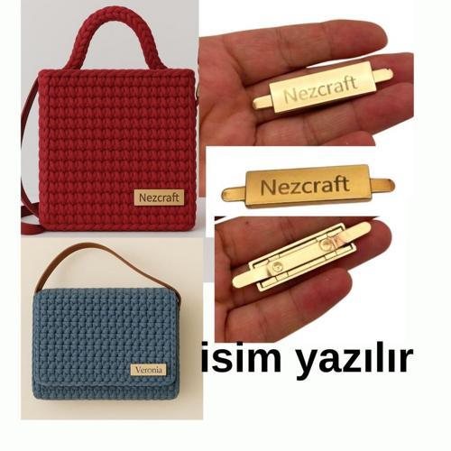 4x1 Cm Plaka 5 Adet (İstenilen İsim Yazılır)