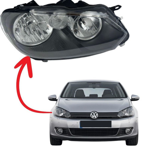 Vw Golf6 Far Lambası Sol 2009-2012 Trendline