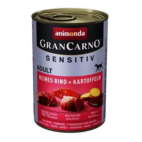 Gran Carno Sensitiv Sığırlı Patatesli Yetişkin Köpek Konservesi 6 Adet 400 Gr