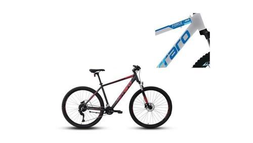 FORCE 770C ERKEK DAĞ BİSİKLETİ 381H HD 27.5 JANT 18 VİTES GÜMÜŞ MAVİ AÇIK MAVİ
