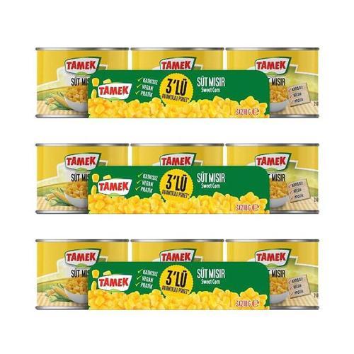 Mısır Konservesi 3x210 gr x 3 Adet