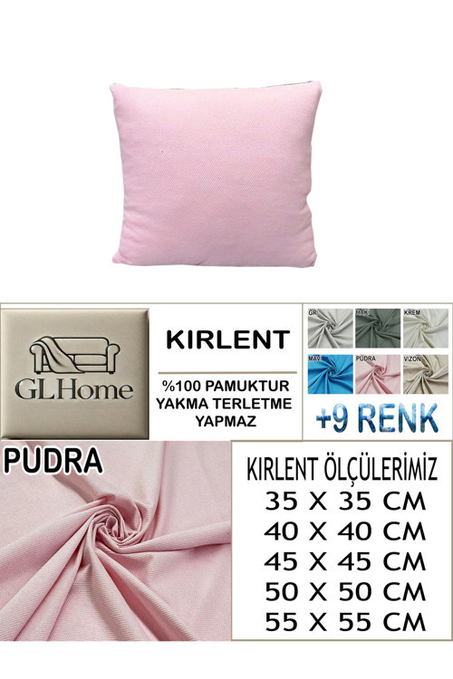 %100 Pamuk Petek 2'Li Kirlent Kılıfı