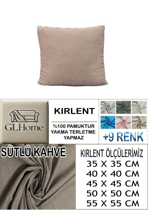 %100 Pamuk Petek 2'Li Kirlent Kılıfı
