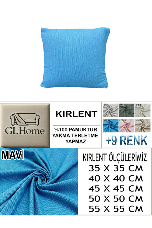 %100 Pamuk Petek 2'Li Kirlent Kılıfı