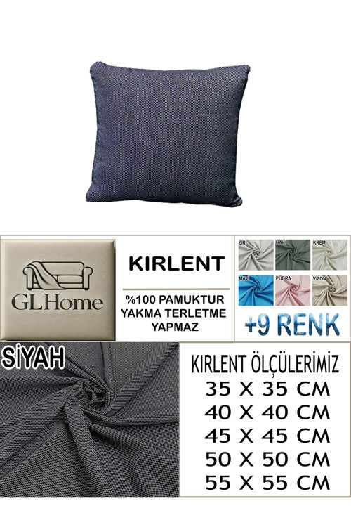 %100 Pamuk Petek 2'Li Kirlent Kılıfı