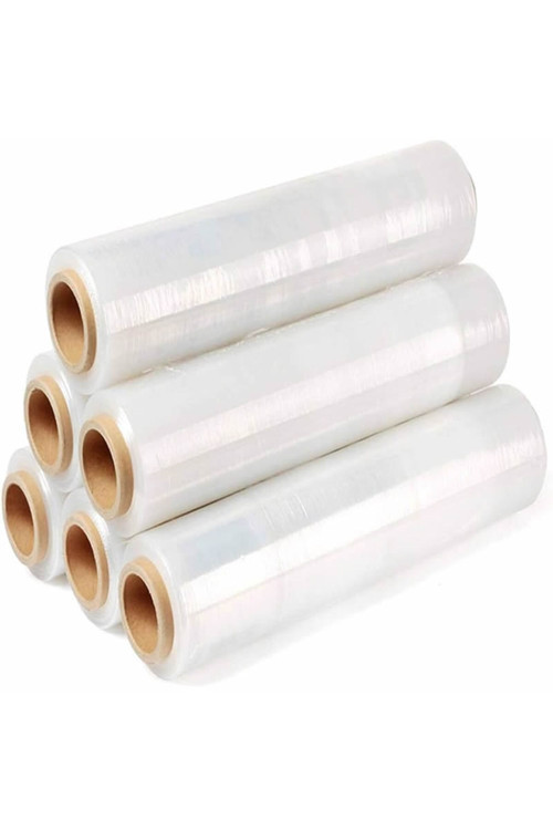Streç Film 17 Mikron 50Cm X 200Mt (6 Adet) (Gerçek Metraj)